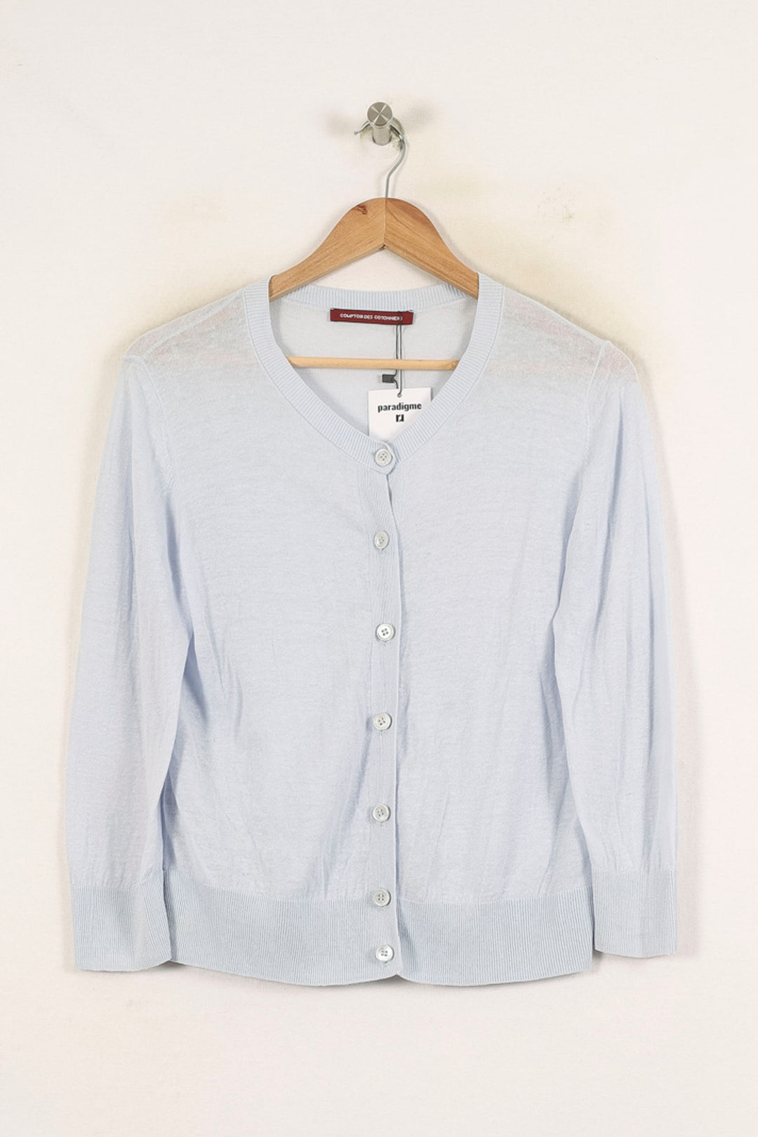 Cardigan Bleu - Taille M/38 de la marque Comptoir des Cotonniers | PARAD57493 - Vendu par Paradigme - Image 2
