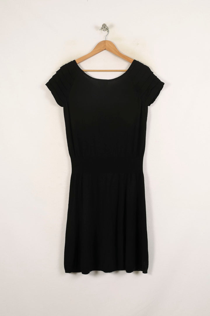 Robe Midi Noire - Taille L/40 de la marque Agnès b. | PARAD57501 - Vendu par Paradigme - Image 4