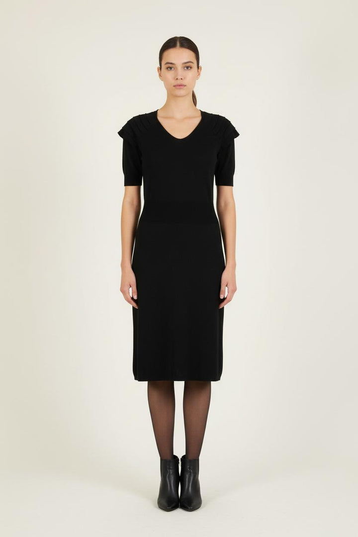 Robe Midi Noire - Taille L/40 de la marque Agnès b. | PARAD57501 - Vendu par Paradigme - Image 1