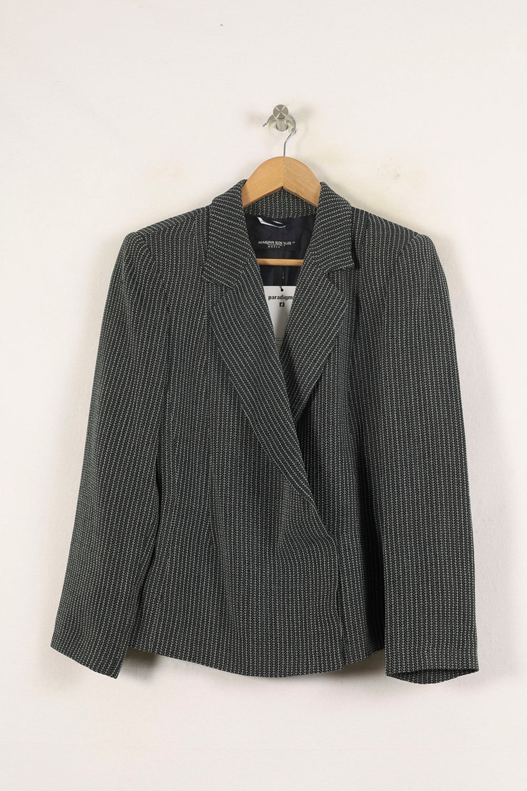 Veste Noire et Blanche - Taille XL/42 de la marque Marina Rinaldi | PARAD57536 - Vendu par Paradigme - Image 2