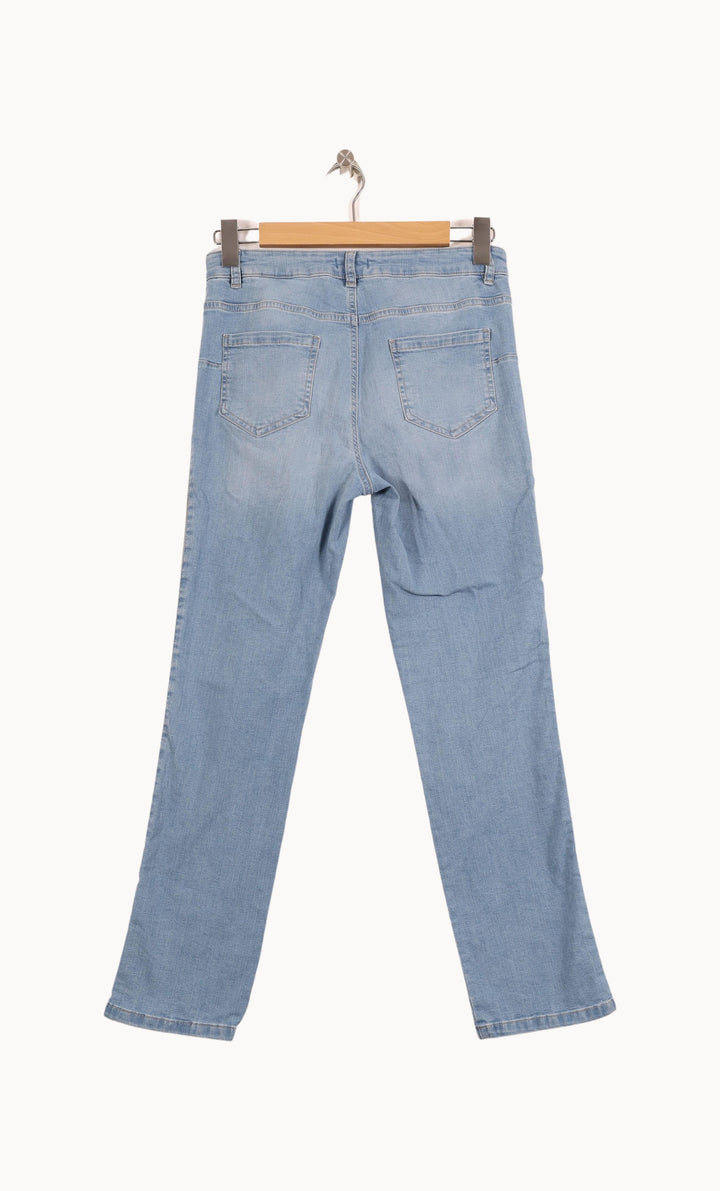 Jean Droit Bleu Clair - Taille L/40 de la marque Caroll | PARAD57537 - Vendu par Paradigme - Image 4