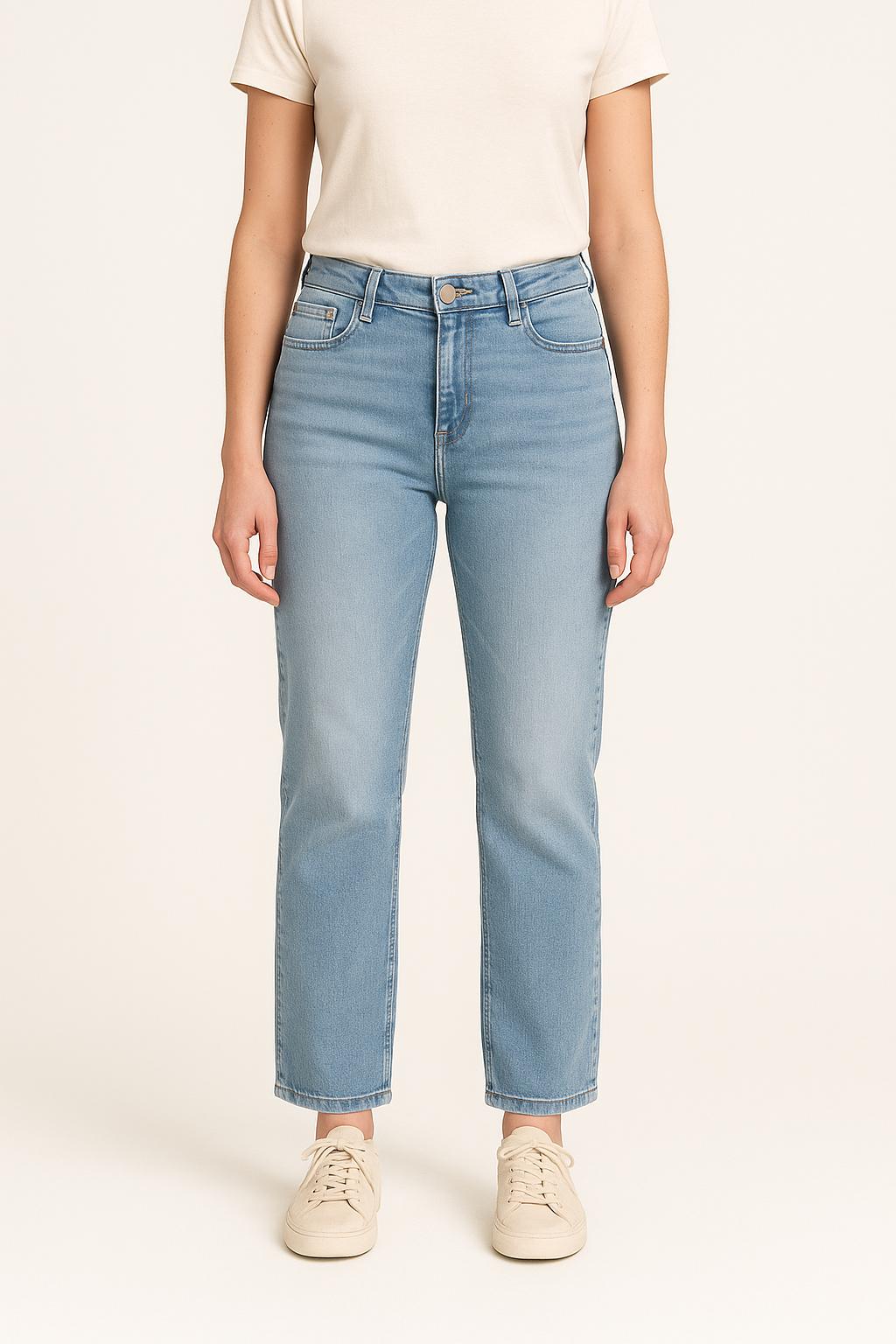 Jean Droit Bleu Clair - Taille L/40 de la marque Caroll | PARAD57537 - Vendu par Paradigme - Image 1