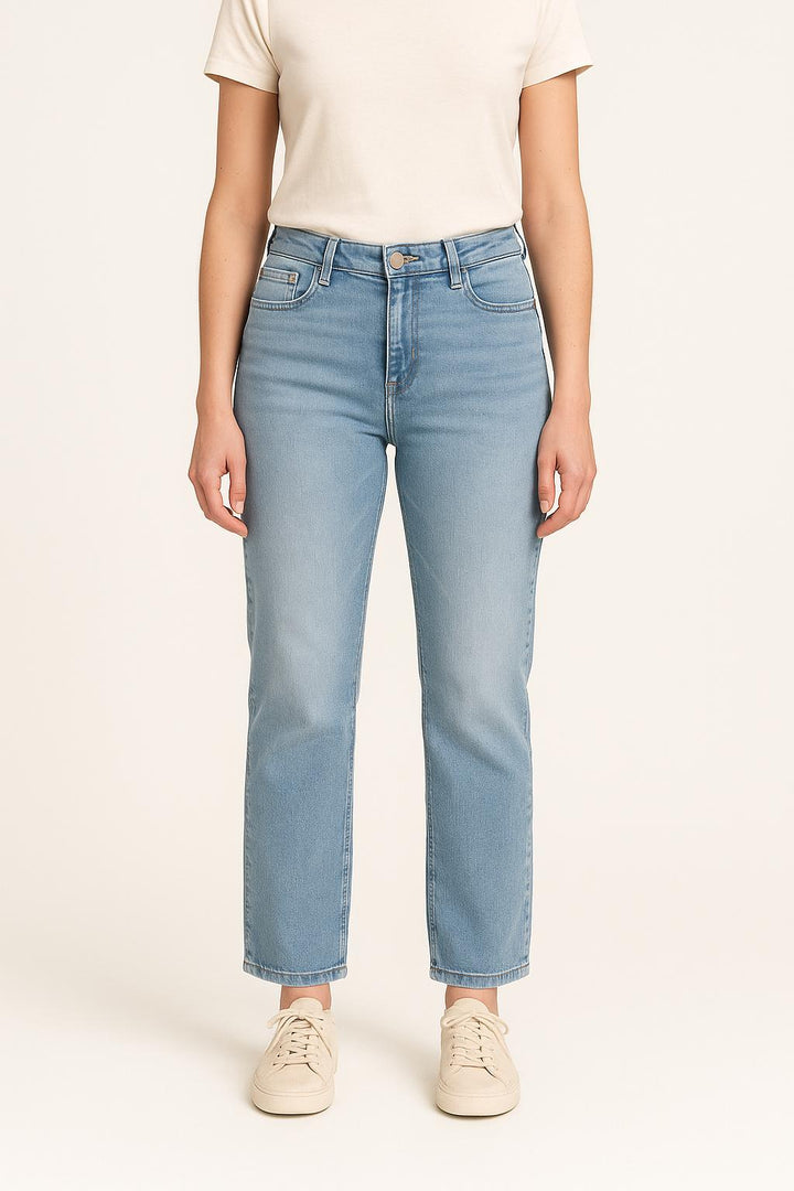 Jean Droit Bleu Clair - Taille L/40 de la marque Caroll | PARAD57537 - Vendu par Paradigme - Image 1