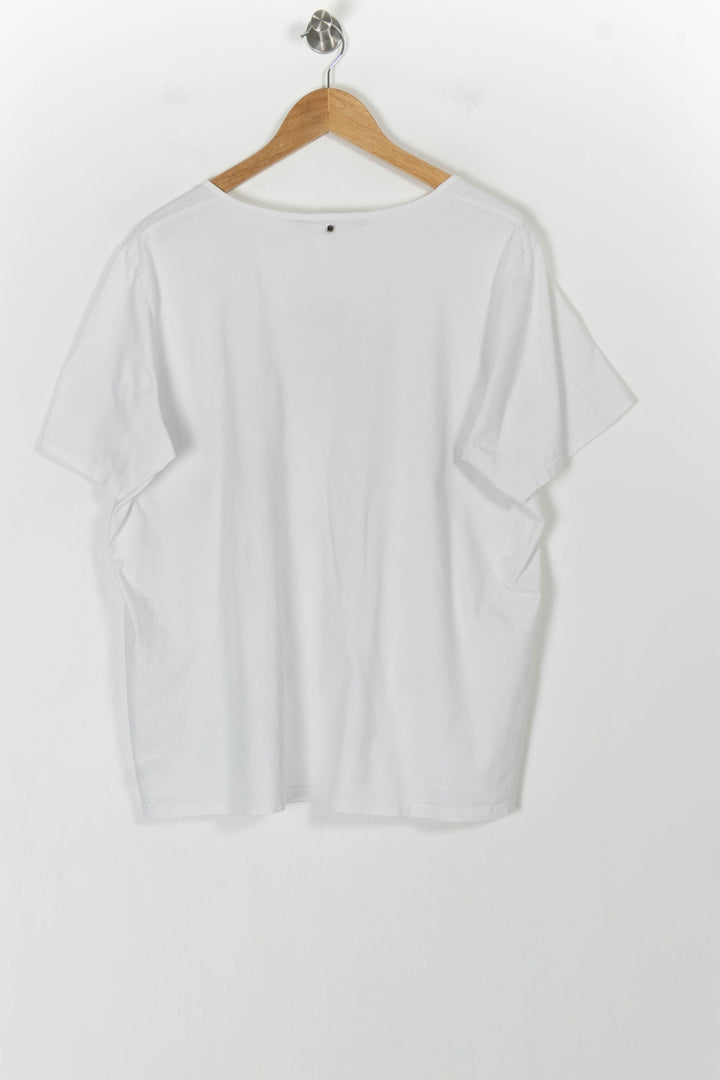 Tee-shirt Blanc et Gris - Taille XL/42 de la marque Marina Rinaldi | PARAD57571 - Vendu par Paradigme - Image 4
