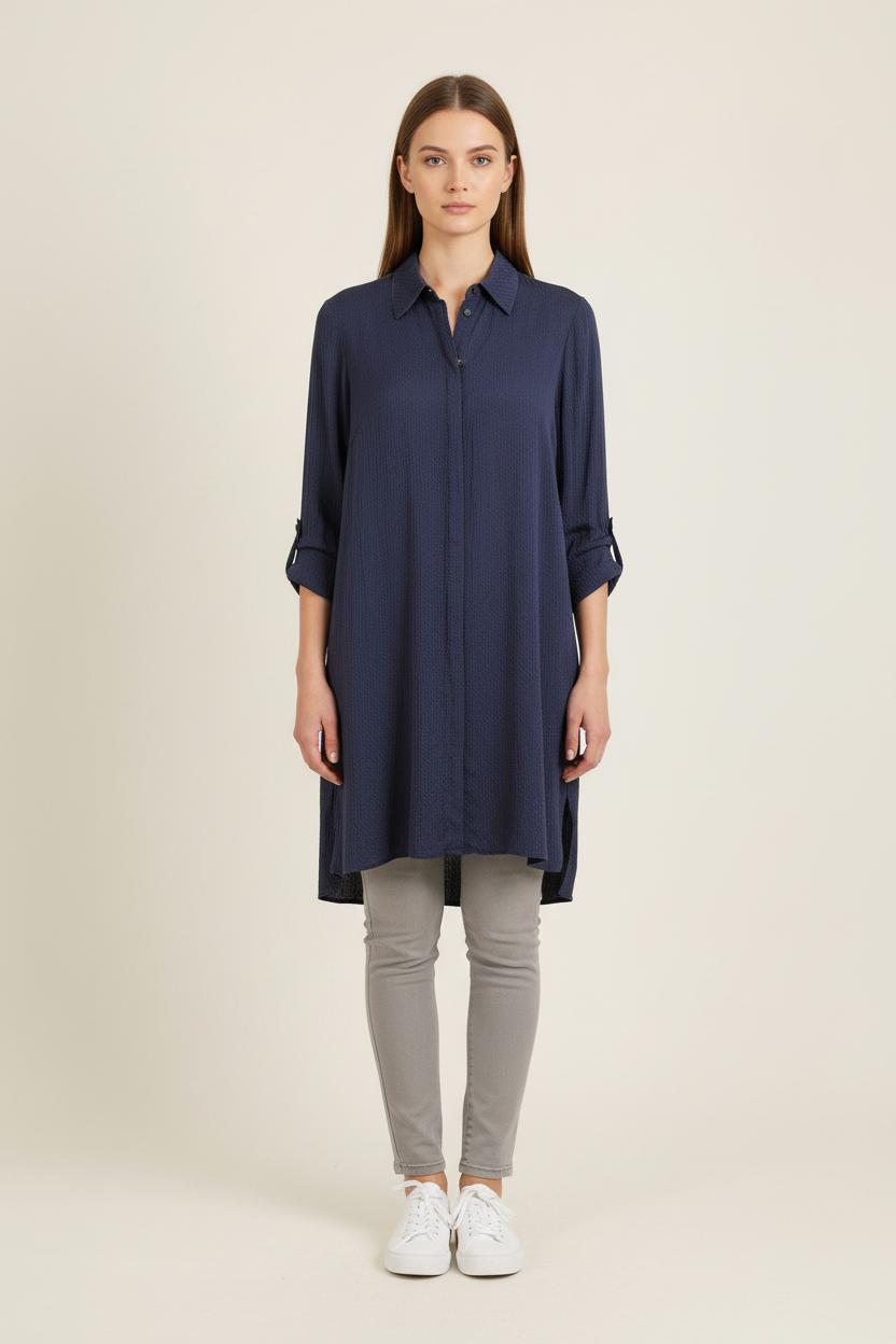 Chemise Longue Bleue - Taille XXL/44 de la marque Marina Rinaldi | PARAD57573 - Vendu par Paradigme - Image 1