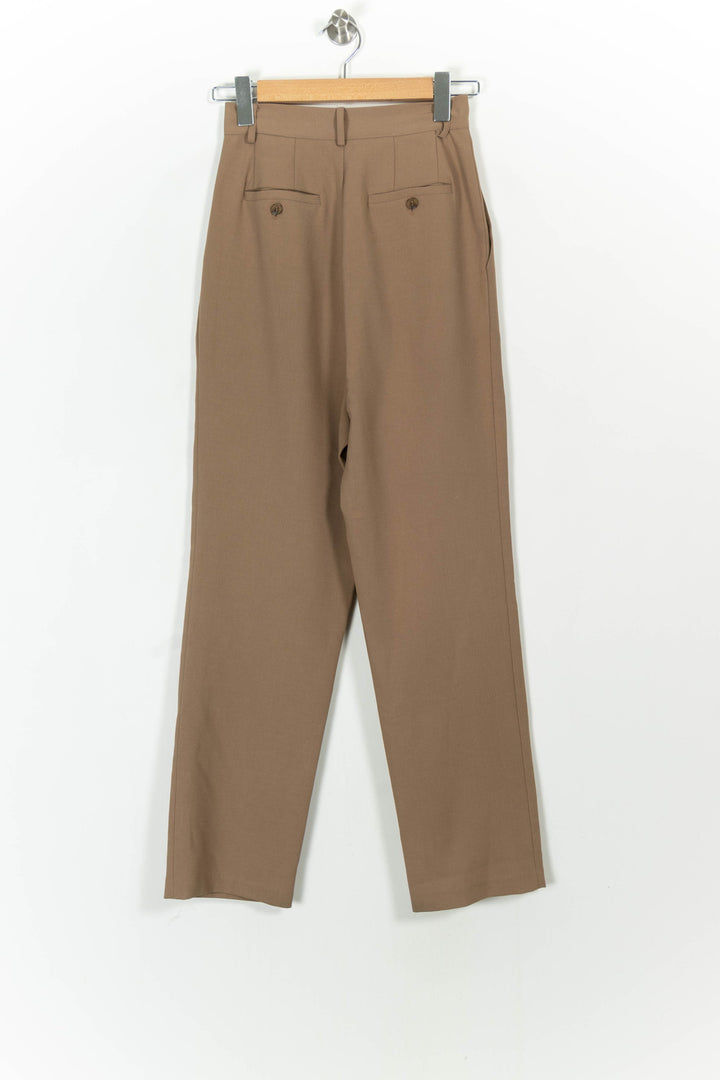 Pantalon Marron - Taille XS/34 de la marque The Frankie Shop | PARAD57585 - Vendu par Paradigme - Image 4