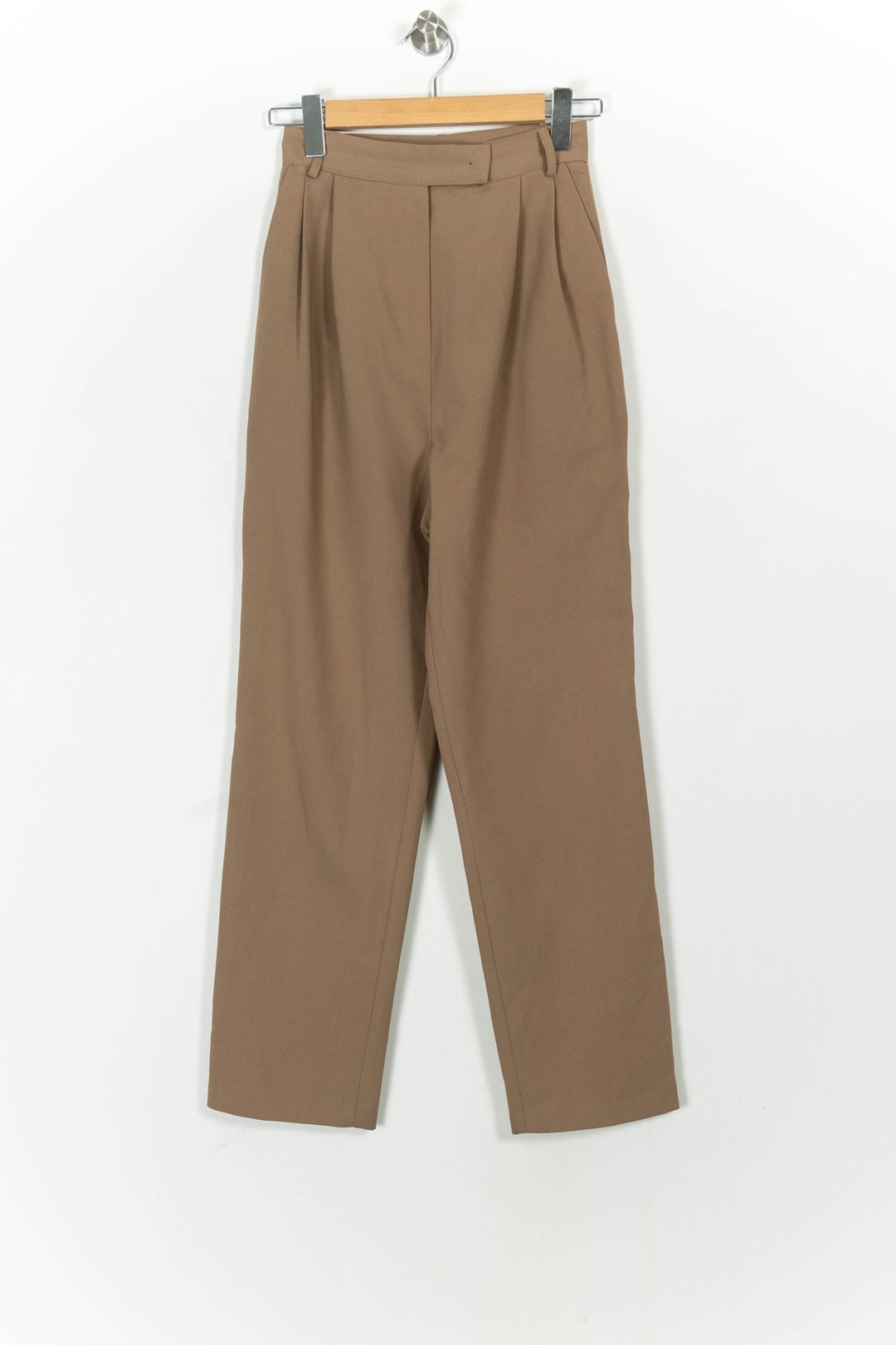 Pantalon Marron - Taille XS/34 de la marque The Frankie Shop | PARAD57585 - Vendu par Paradigme - Image 2
