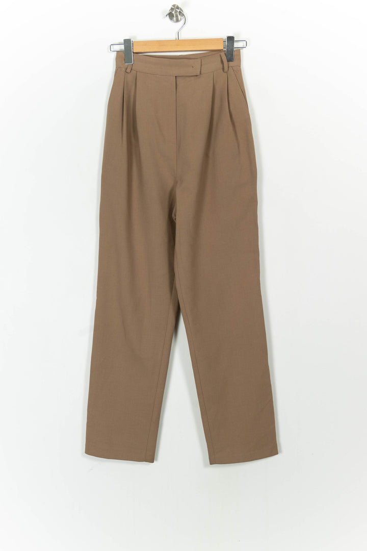 Pantalon Marron - Taille XS/34 de la marque The Frankie Shop | PARAD57585 - Vendu par Paradigme - Image 2