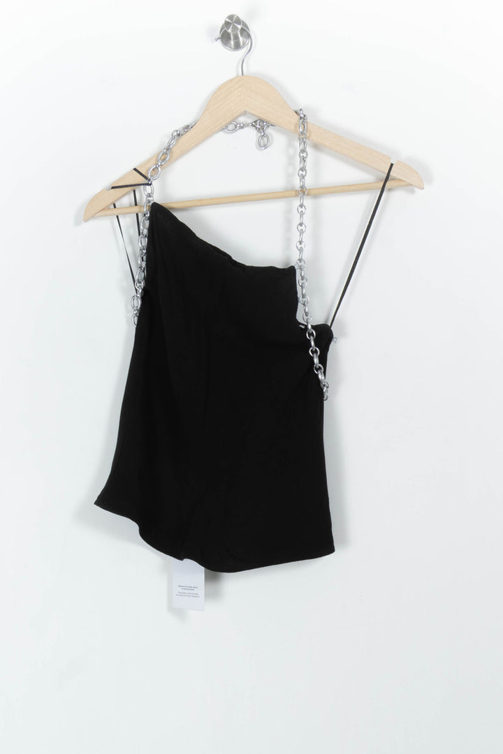 Top Asymétrique Noir - Taille XS/34 de la marque ba&sh | PARAD57587 - Vendu par Paradigme - Image 2