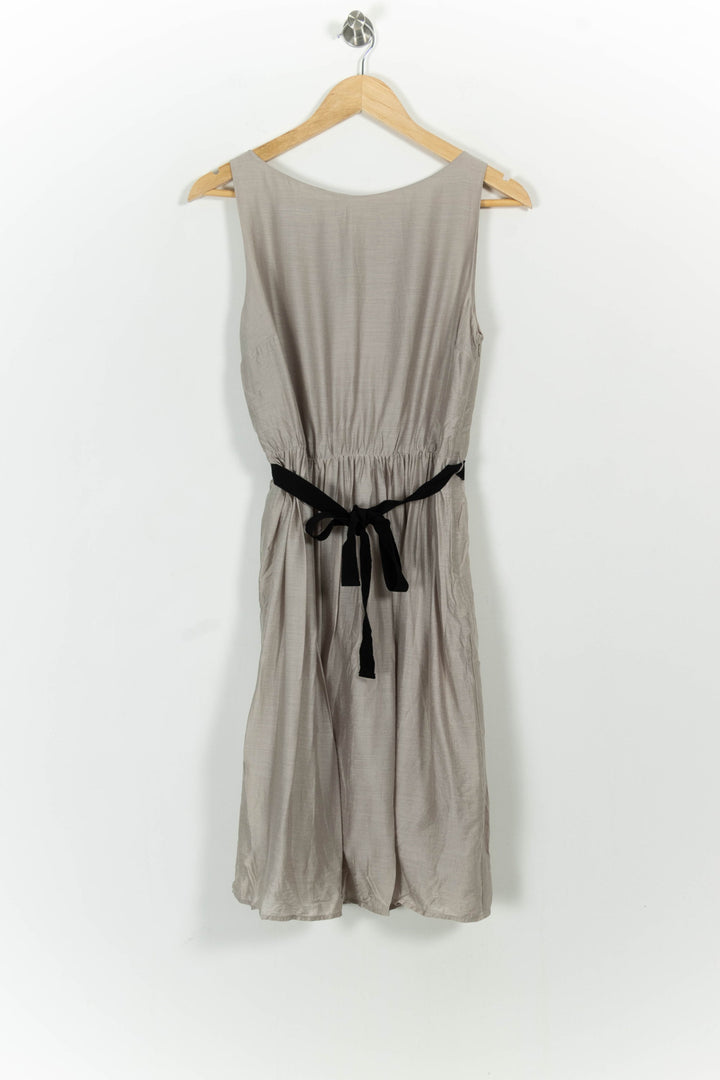 Robe Courte Beige et Noire - Taille L/40 de la marque Maison 123 | PARAD57595 - Vendu par Paradigme - Image 2