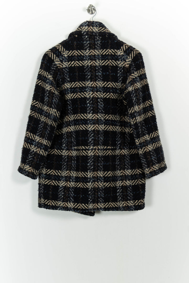 Manteau Noir et Beige - Taille S/36 de la marque Gerard Darel | PARAD57601 - Vendu par Paradigme - Image 4