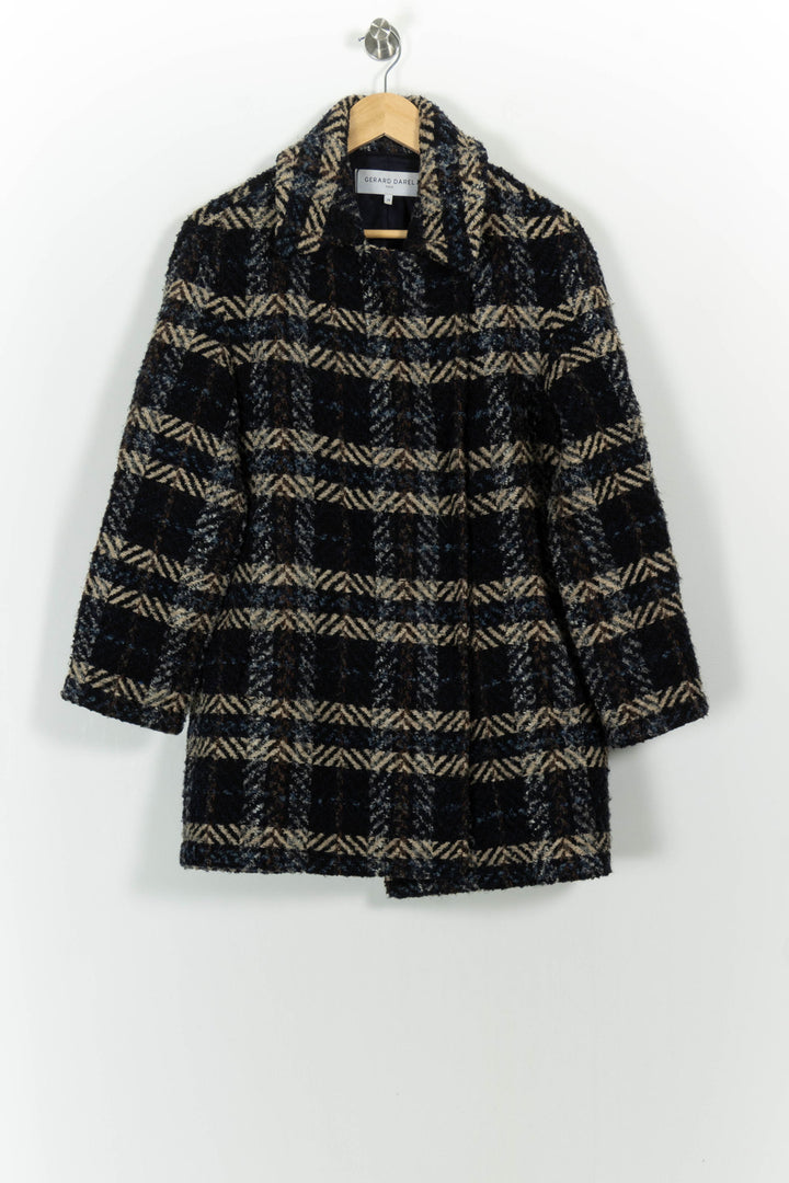 Manteau Noir et Beige - Taille S/36 de la marque Gerard Darel | PARAD57601 - Vendu par Paradigme - Image 2