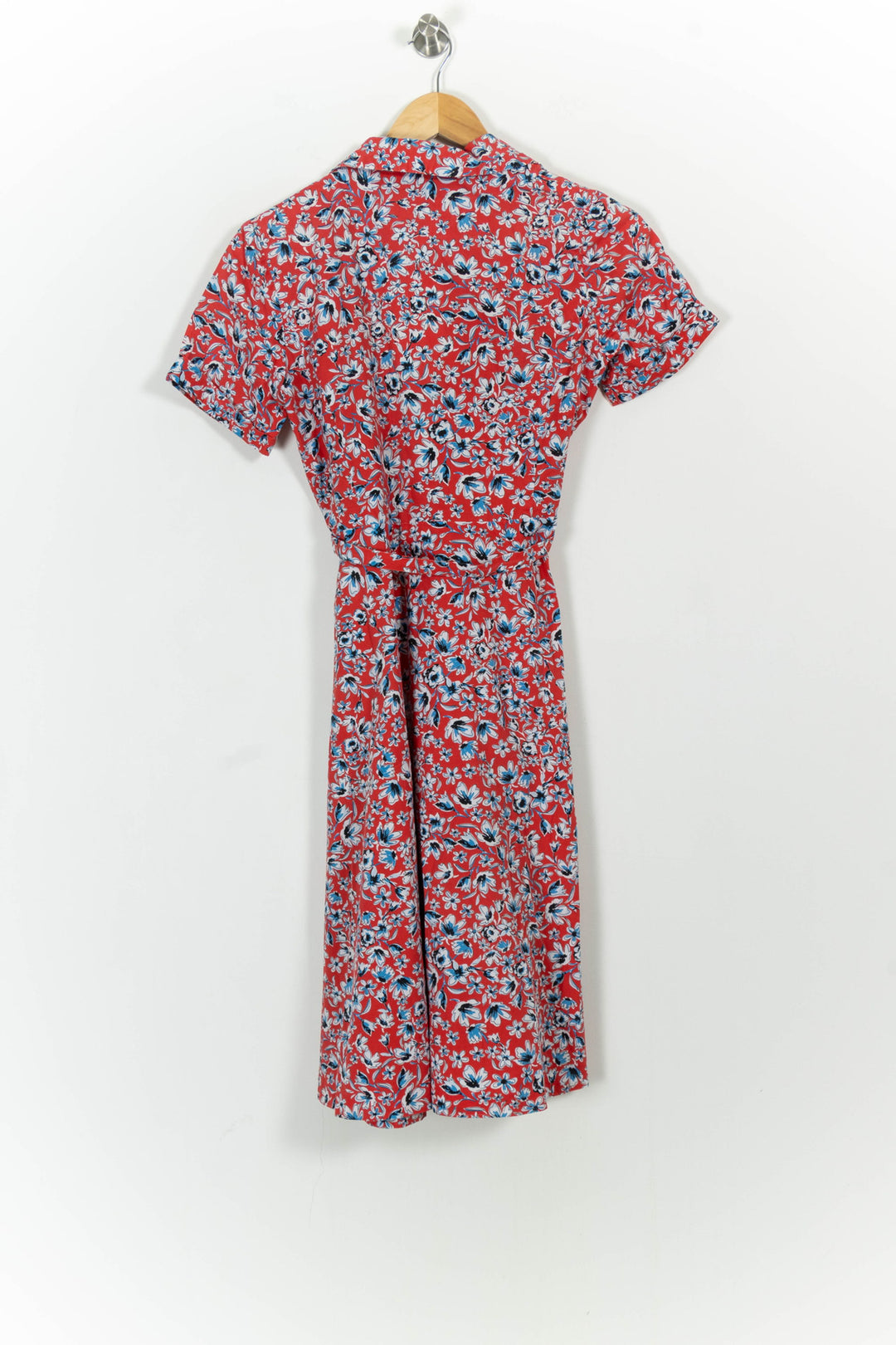Robe Midi Rouge et Bleue - Taille S/36 de la marque Claudie Pierlot | PARAD57605 - Vendu par Paradigme - Image 4
