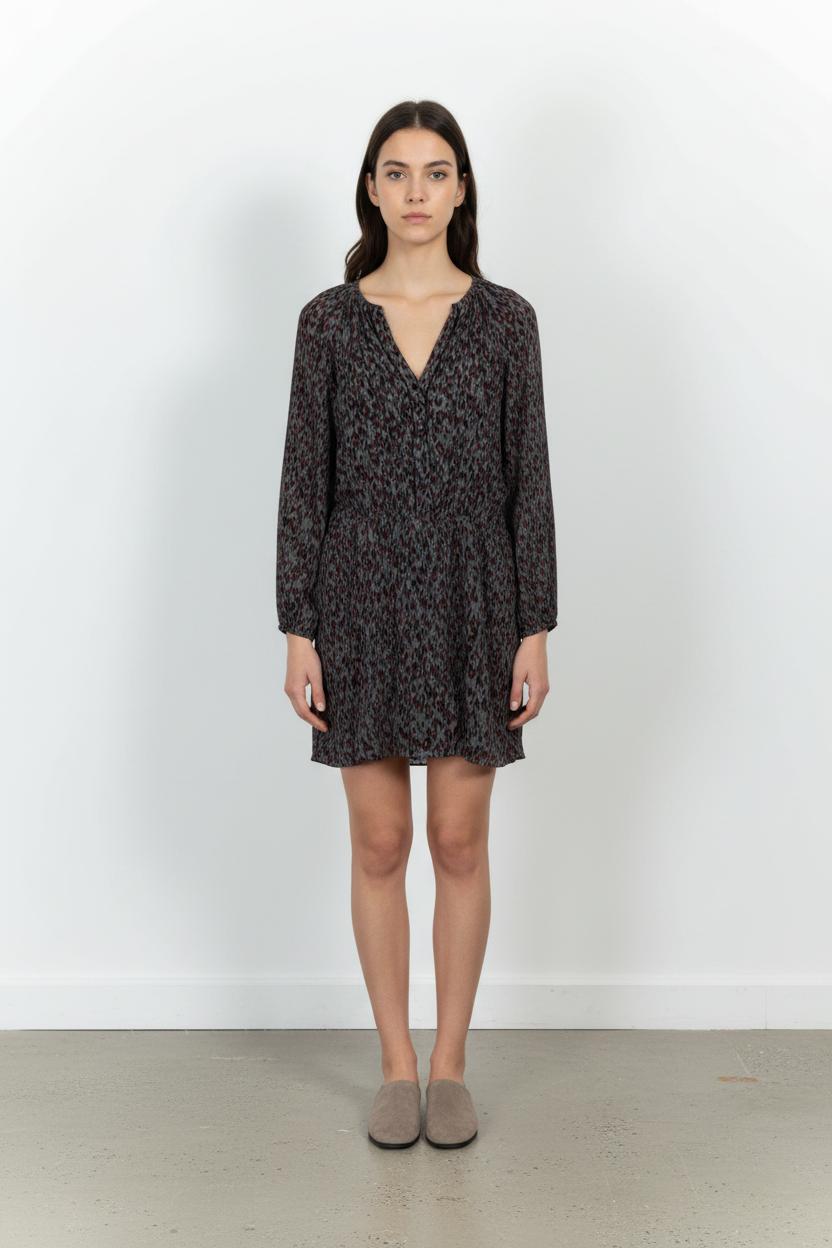 Robe Courte Grise et Noire - Taille XL/42 de la marque Comptoir des Cotonniers | PARAD57610 - Vendu par Paradigme - Image 1