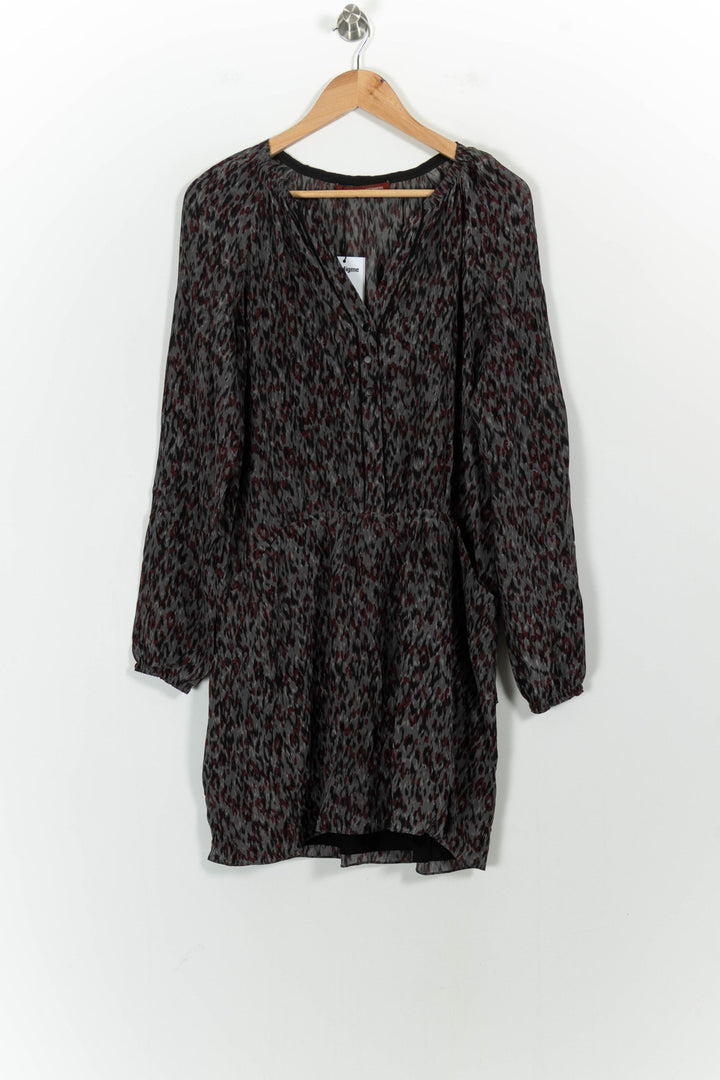 Robe Courte Grise et Noire - Taille XL/42 de la marque Comptoir des Cotonniers | PARAD57610 - Vendu par Paradigme - Image 2