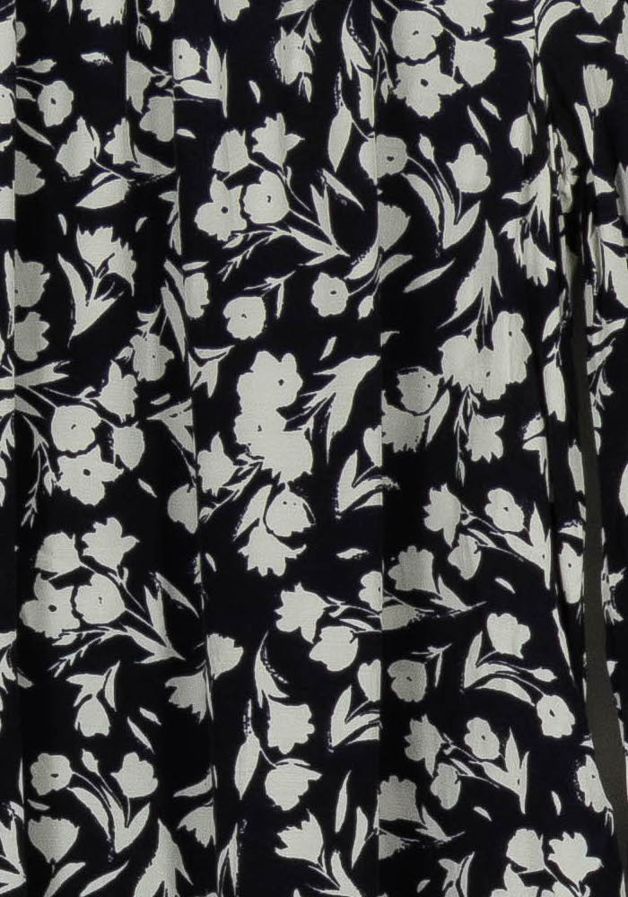 Robe Fleurie Noire et Blanche - Taille S/36 de la marque Comptoir des Cotonniers | PARAD57612 - Vendu par Paradigme - Image 3