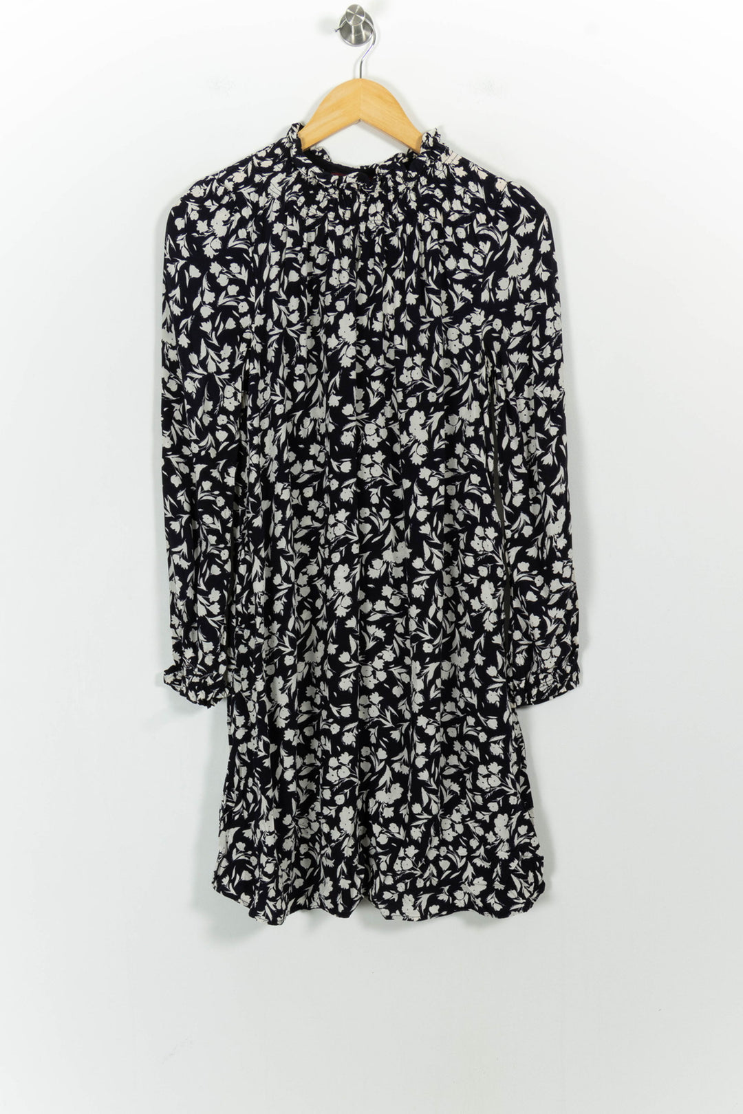 Robe Fleurie Noire et Blanche - Taille S/36 de la marque Comptoir des Cotonniers | PARAD57612 - Vendu par Paradigme - Image 2