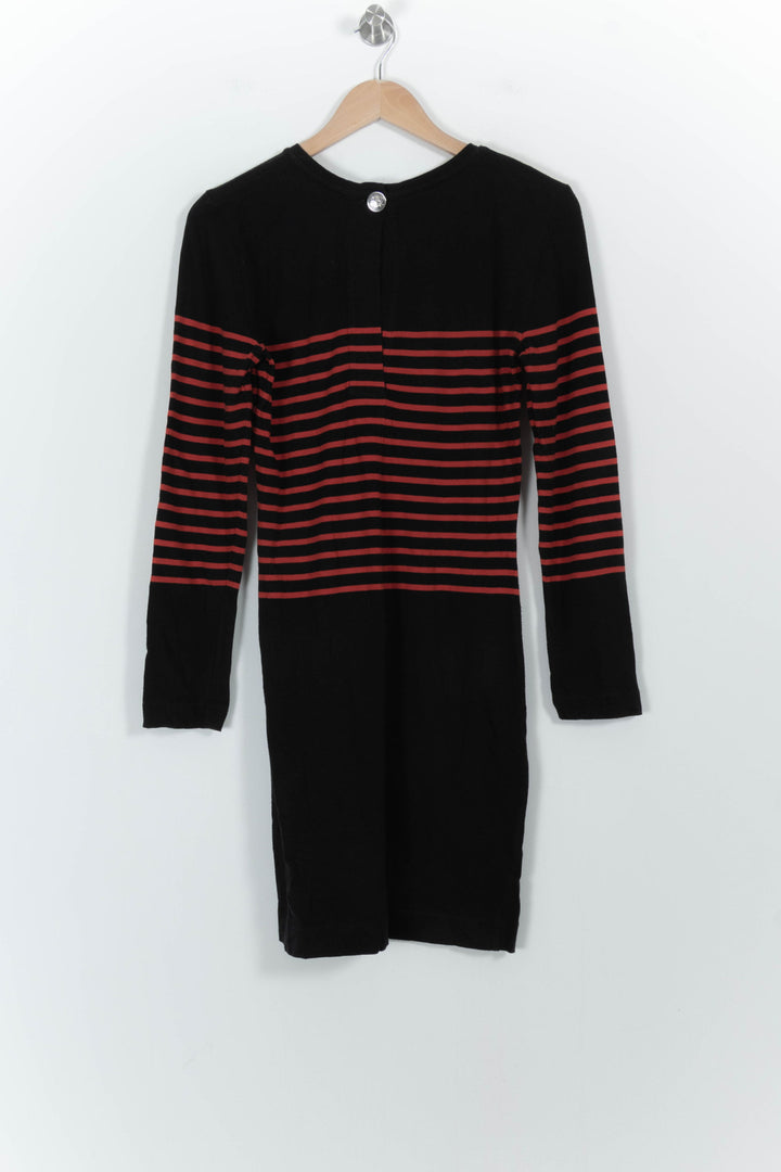 Robe Moulante Noire et Rouge - Taille L/40 de la marque Claudie Pierlot | PARAD57614 - Vendu par Paradigme - Image 4