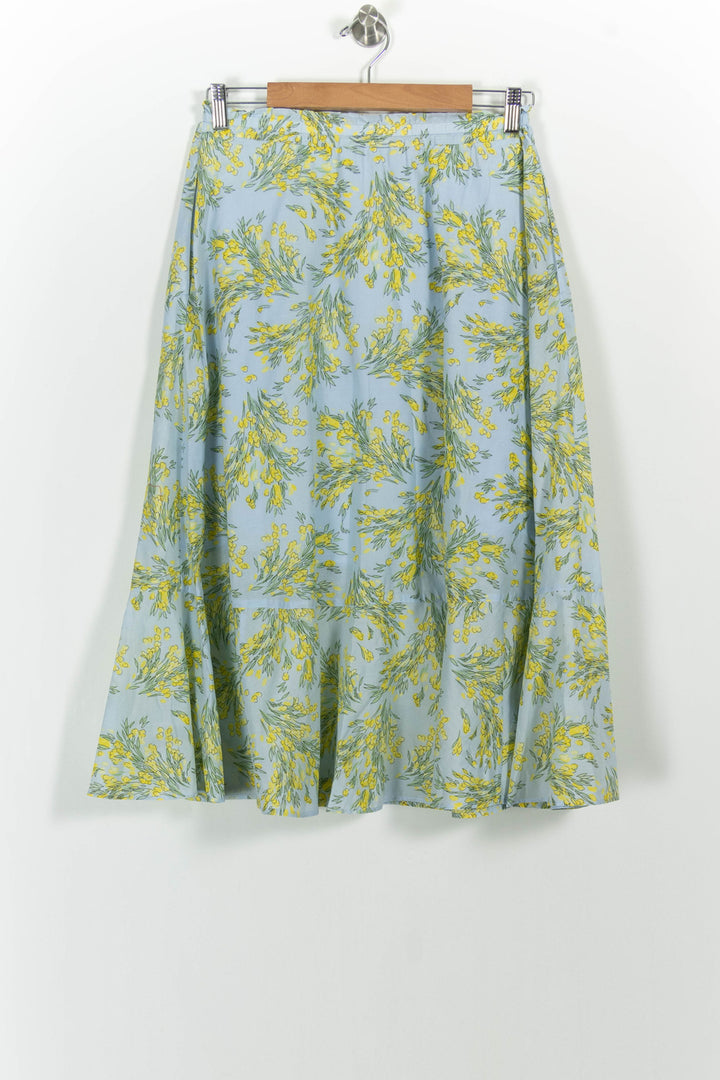 Jupe Longue Bleue et Jaune - Taille S/36 de la marque Comptoir des Cotonniers | PARAD57615 - Vendu par Paradigme - Image 4
