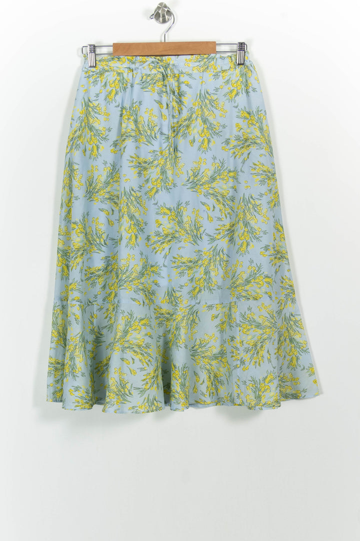 Jupe Longue Bleue et Jaune - Taille S/36 de la marque Comptoir des Cotonniers | PARAD57615 - Vendu par Paradigme - Image 2