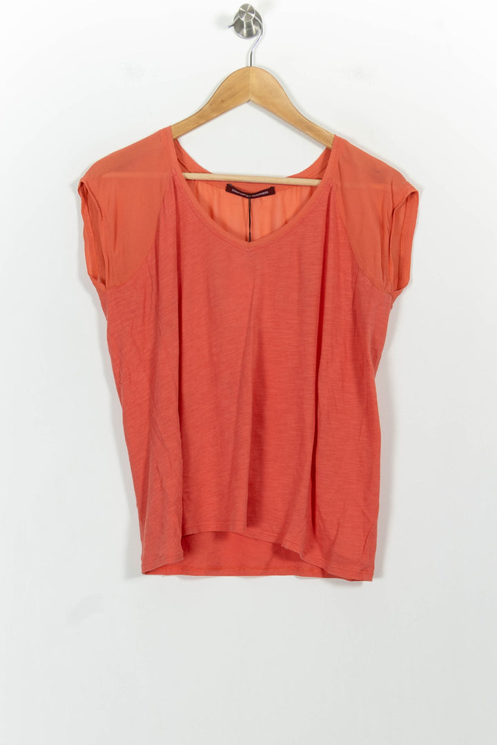 T-shirt Orange - Taille S/36 de la marque Comptoir des Cotonniers | PARAD57620 - Vendu par Paradigme - Image 2