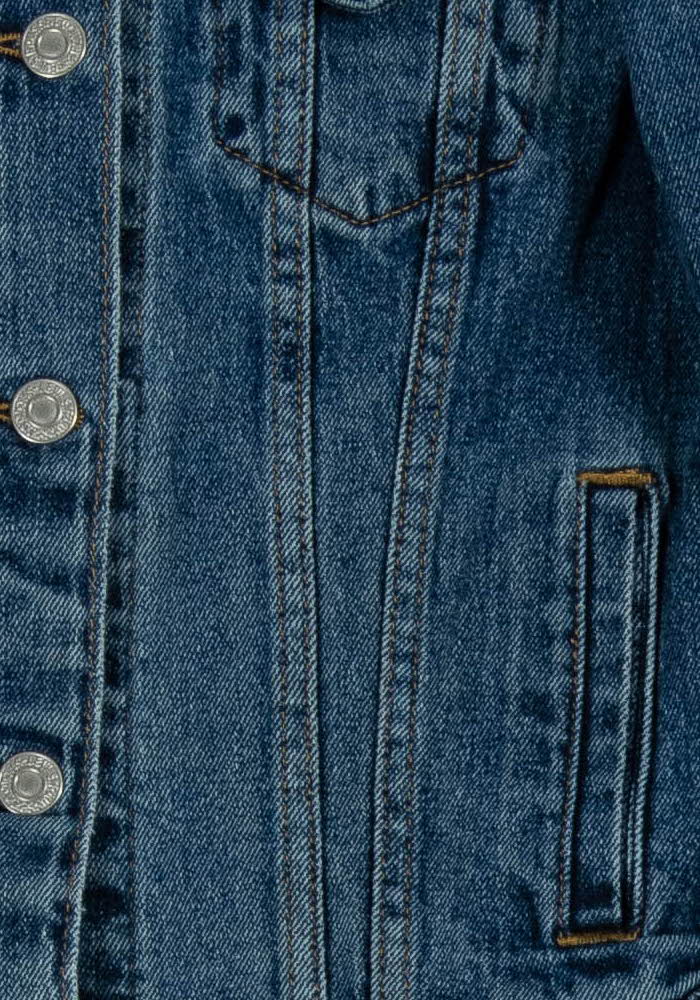 Veste en jean bleue - Taille XS/34 de la marque Levi's | PARAD57629 - Vendu par Paradigme - Image 3