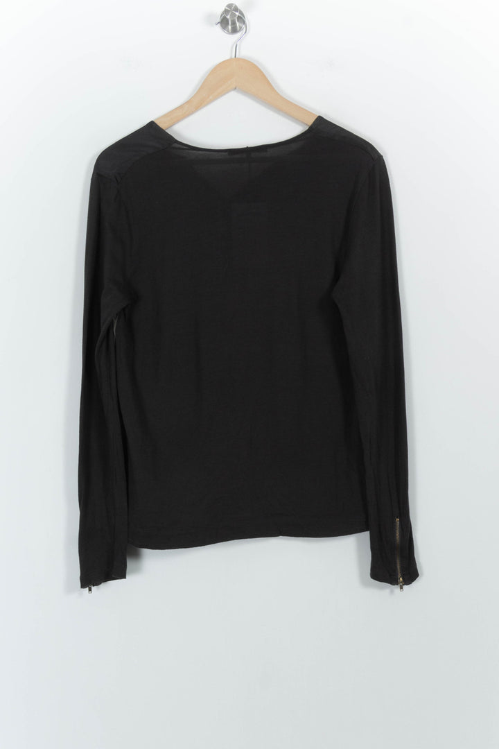 Blouse Noire et Kaki - Taille L/40 de la marque Gerard Darel | PARAD57630 - Vendu par Paradigme - Image 4