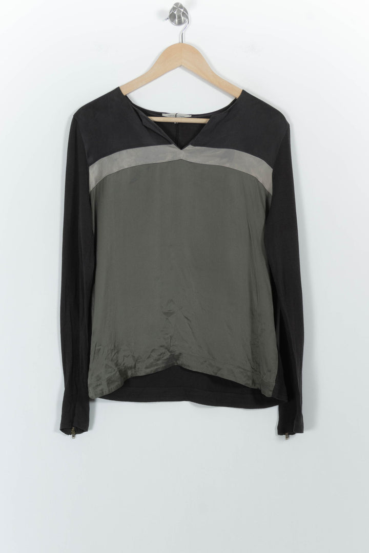 Blouse Noire et Kaki - Taille L/40 de la marque Gerard Darel | PARAD57630 - Vendu par Paradigme - Image 2