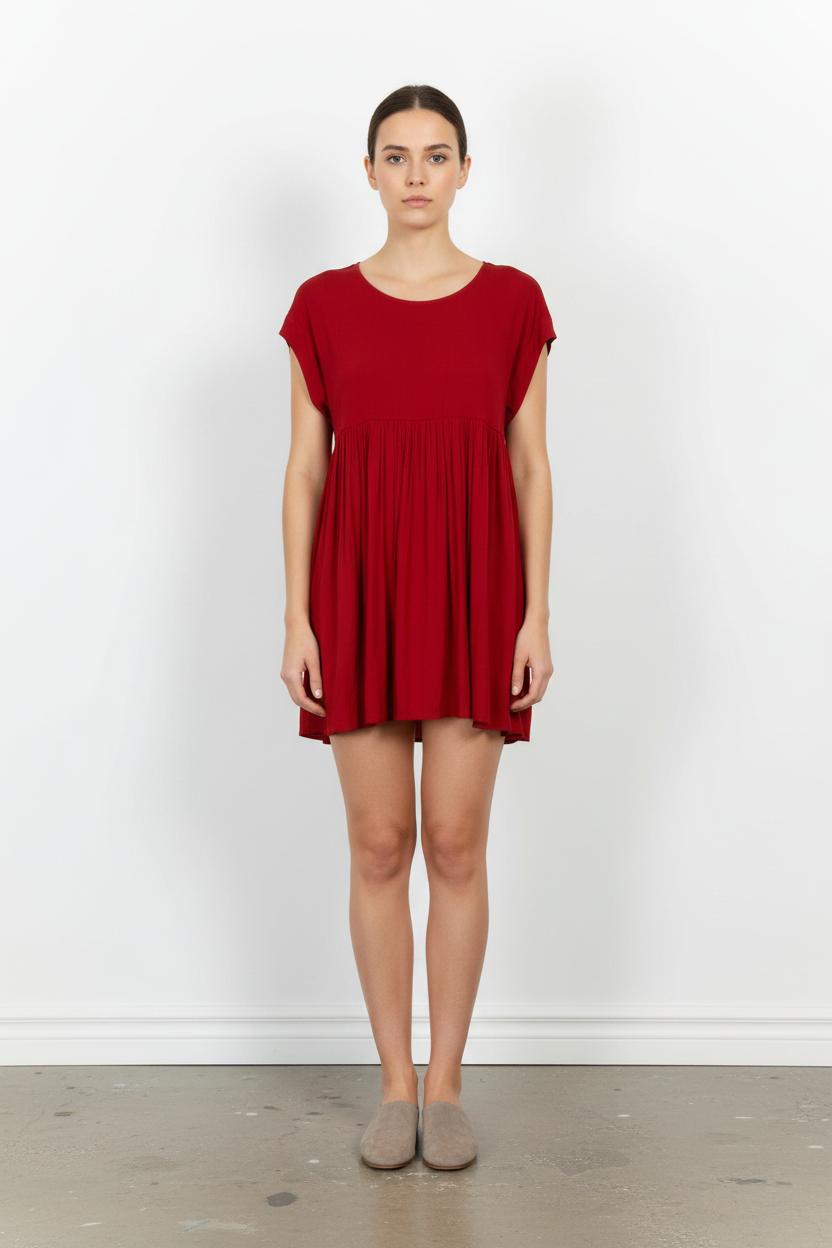 Robe Fluide Rouge - Taille L/40 de la marque ba&sh | PARAD57639 - Vendu par Paradigme - Image 1