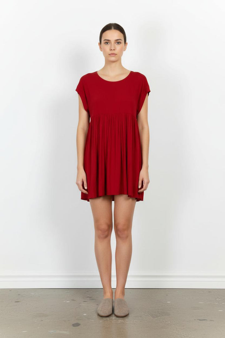 Robe Fluide Rouge - Taille L/40 de la marque ba&sh | PARAD57639 - Vendu par Paradigme - Image 1