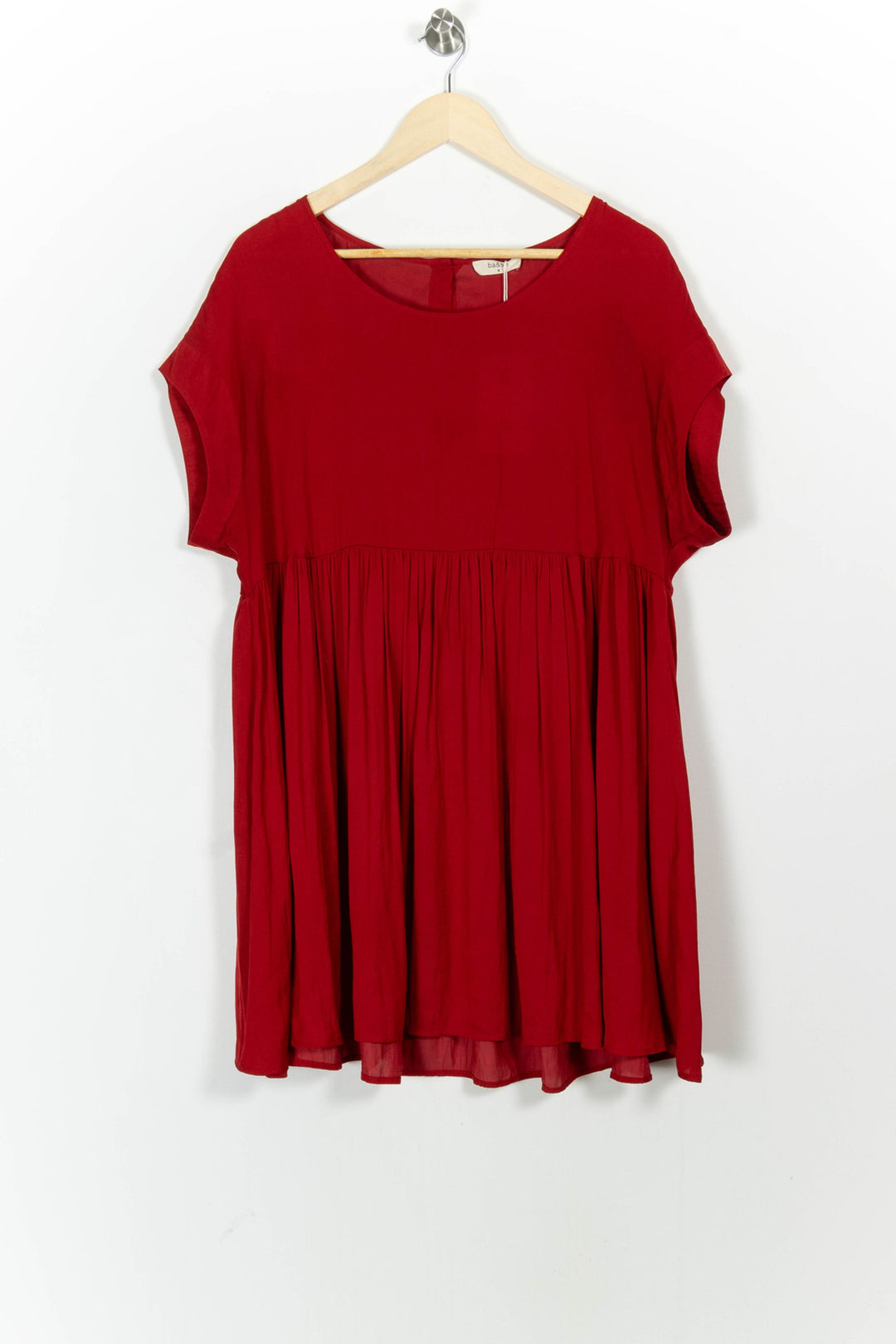Robe Fluide Rouge - Taille L/40 de la marque ba&sh | PARAD57639 - Vendu par Paradigme - Image 2