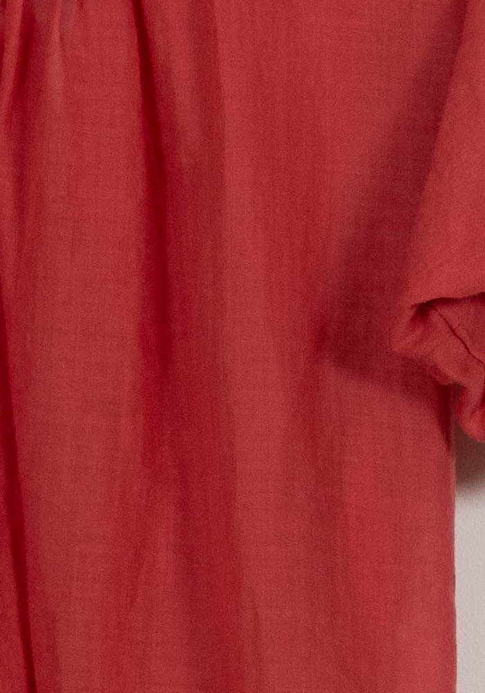 Blouse Rouge - Taille M/38 de la marque Vanessa Bruno | PARAD57641 - Vendu par Paradigme - Image 3
