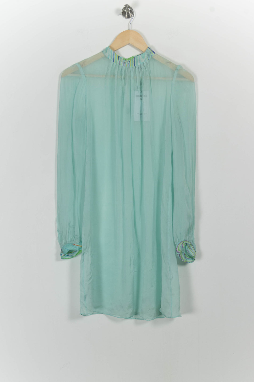 Robe Fluide Verte - Taille M/38 de la marque Tara Jarmon | PARAD57646 - Vendu par Paradigme - Image 2