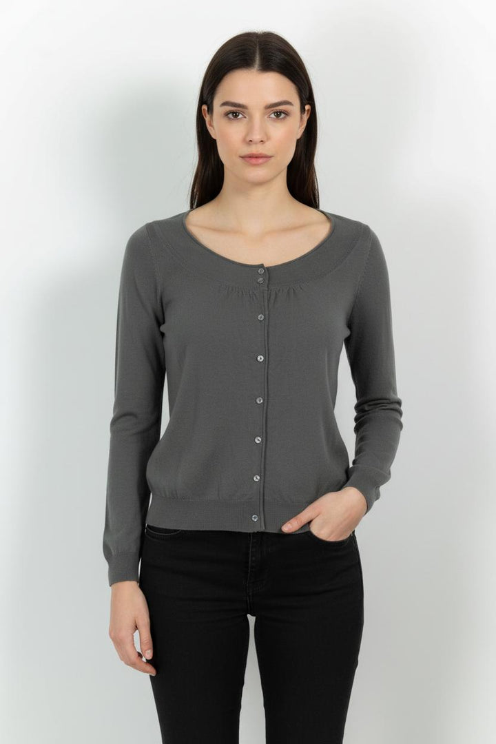 Cardigan Gris - Taille S/36 de la marque Comptoir des Cotonniers | PARAD57653 - Vendu par Paradigme - Image 1