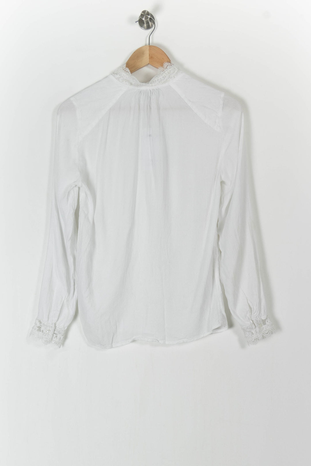 Blouse Blanche - Taille S/36 de la marque Caroll | PARAD57660 - Vendu par Paradigme - Image 4