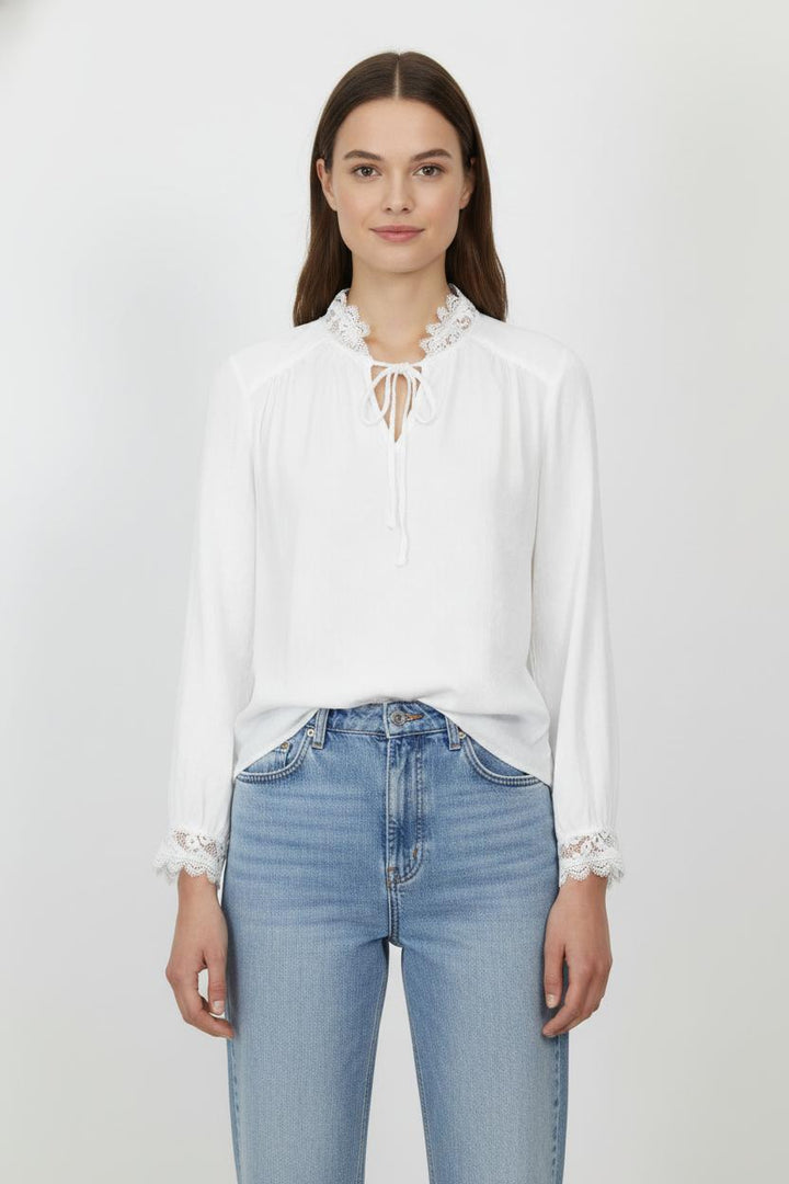 Blouse Blanche - Taille S/36 de la marque Caroll | PARAD57660 - Vendu par Paradigme - Image 1