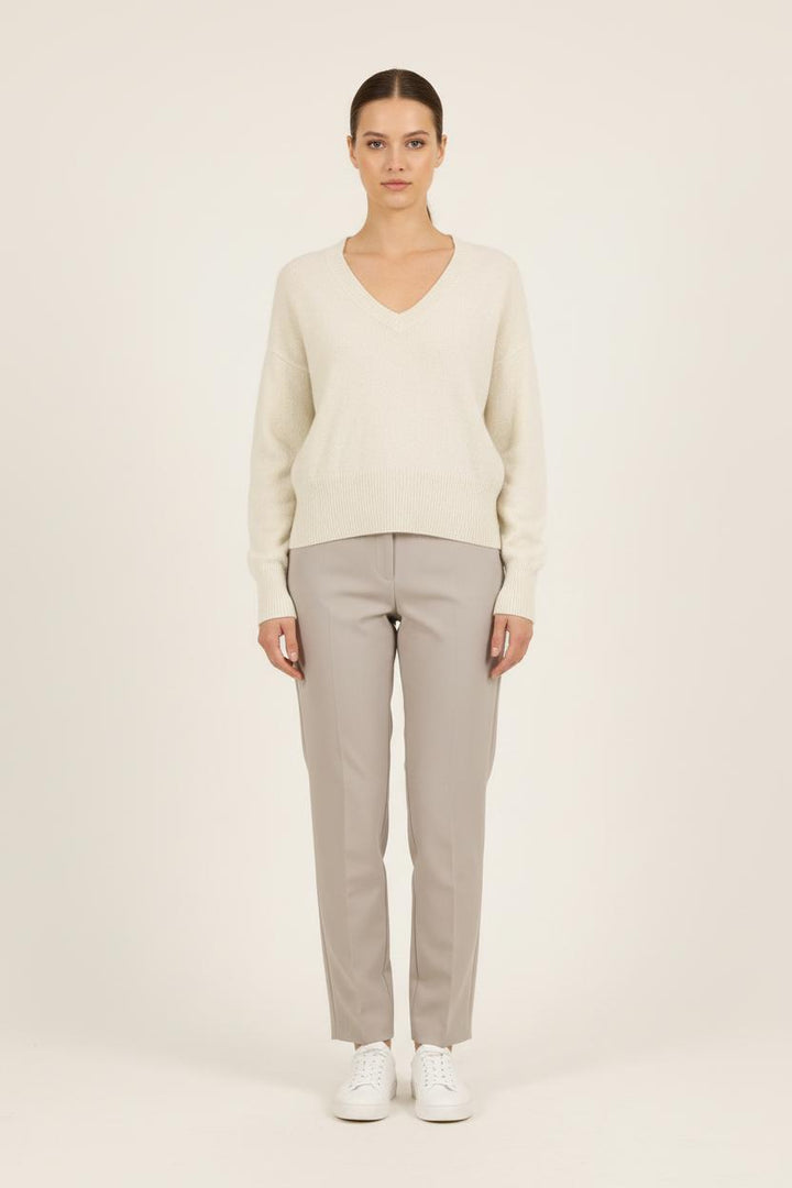 Pull Blanc - Taille M/38 de la marque American Vintage | PARAD57662 - Vendu par Paradigme - Image 1