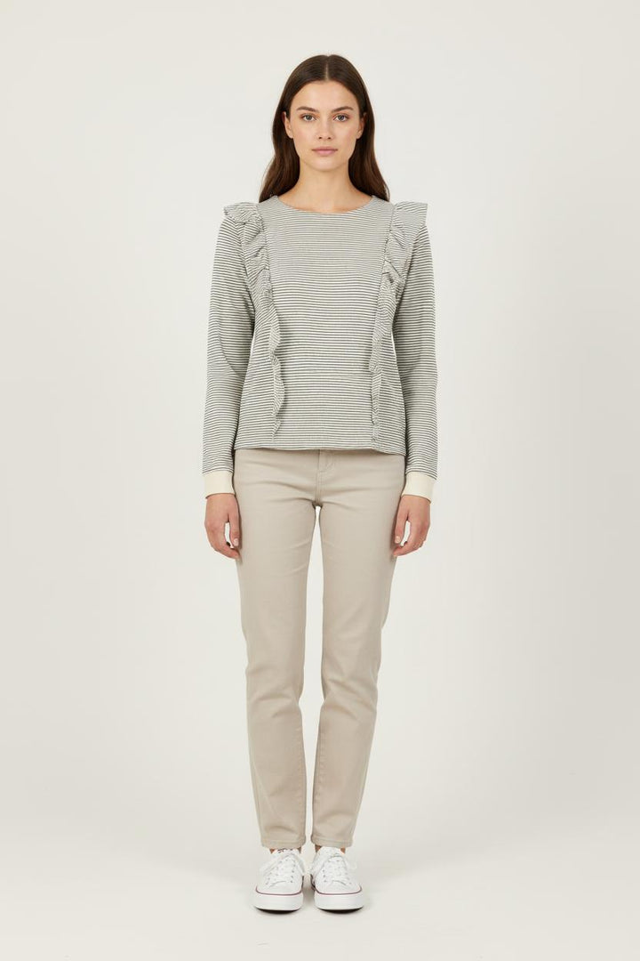 Pull Blanc et Noir - Taille S/36 de la marque Emile & Ida | PARAD57663 - Vendu par Paradigme - Image 1