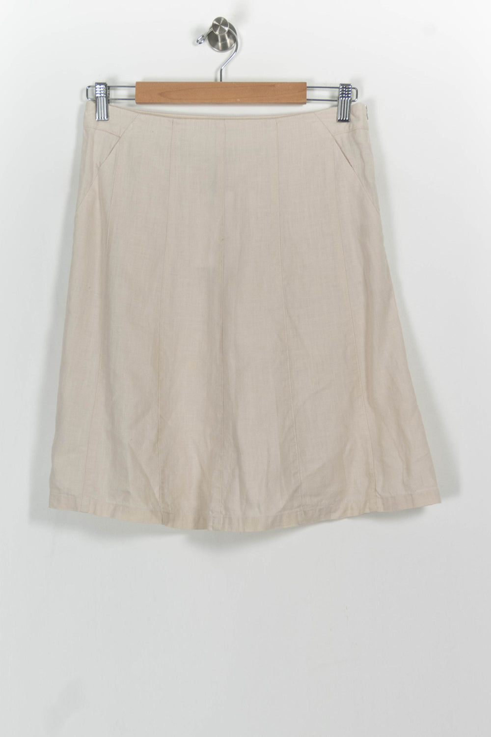 Jupe Courte Beige - Taille M/38 de la marque Caroll | PARAD57666 - Vendu par Paradigme - Image 2