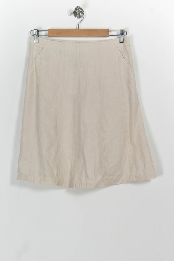 Jupe Courte Beige - Taille M/38 de la marque Caroll | PARAD57666 - Vendu par Paradigme - Image 2