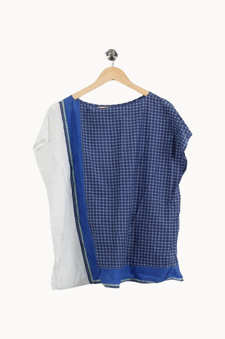 Blouse Bleue et Blanche - Taille XXXL/46 de la marque Marina Rinaldi | PARAD57670 - Vendu par Paradigme - Image 4