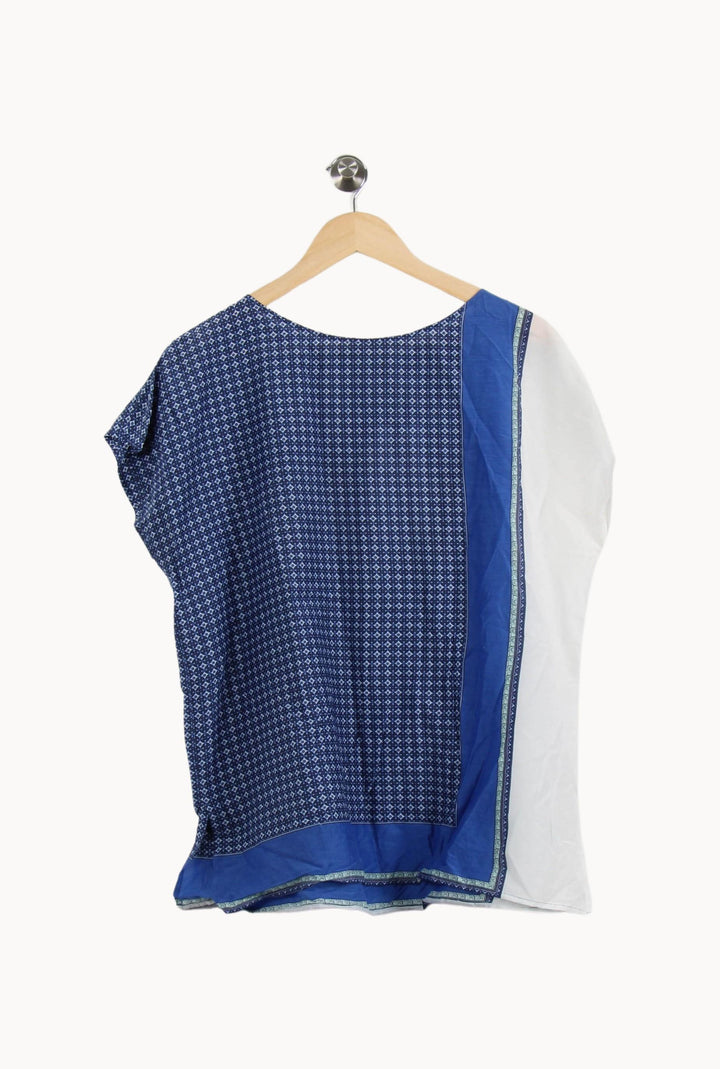 Blouse Bleue et Blanche - Taille XXXL/46 de la marque Marina Rinaldi | PARAD57670 - Vendu par Paradigme - Image 2