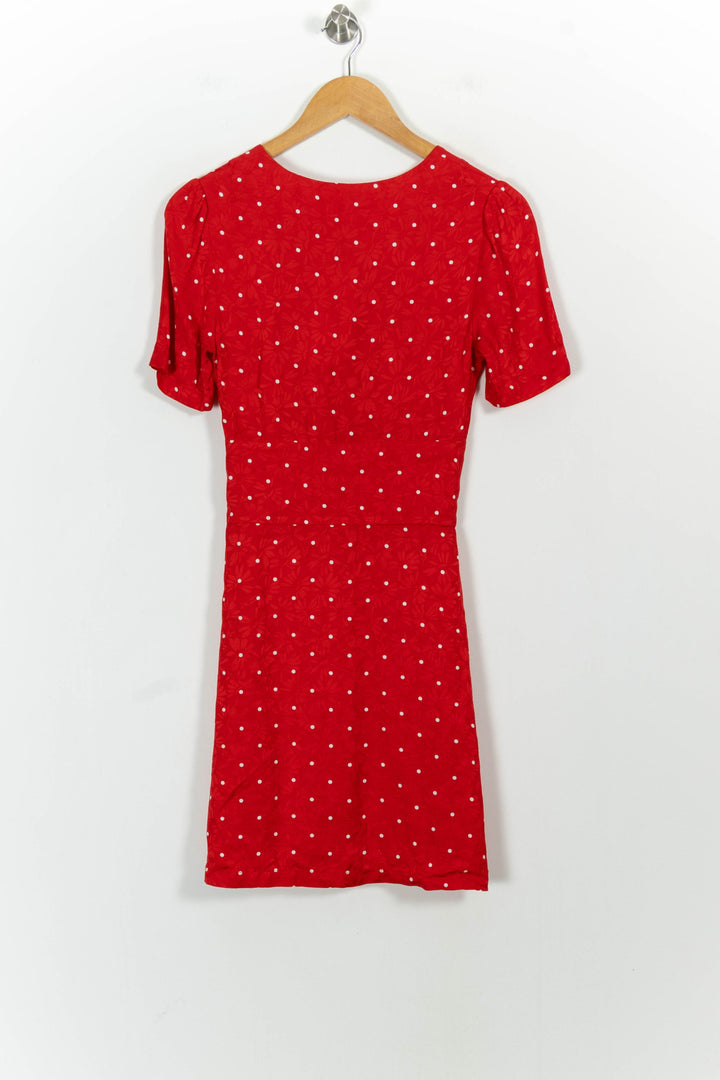 Robe Courte Rouge et Blanche - Taille XS/34 de la marque Maje | PARAD57679 - Vendu par Paradigme - Image 4