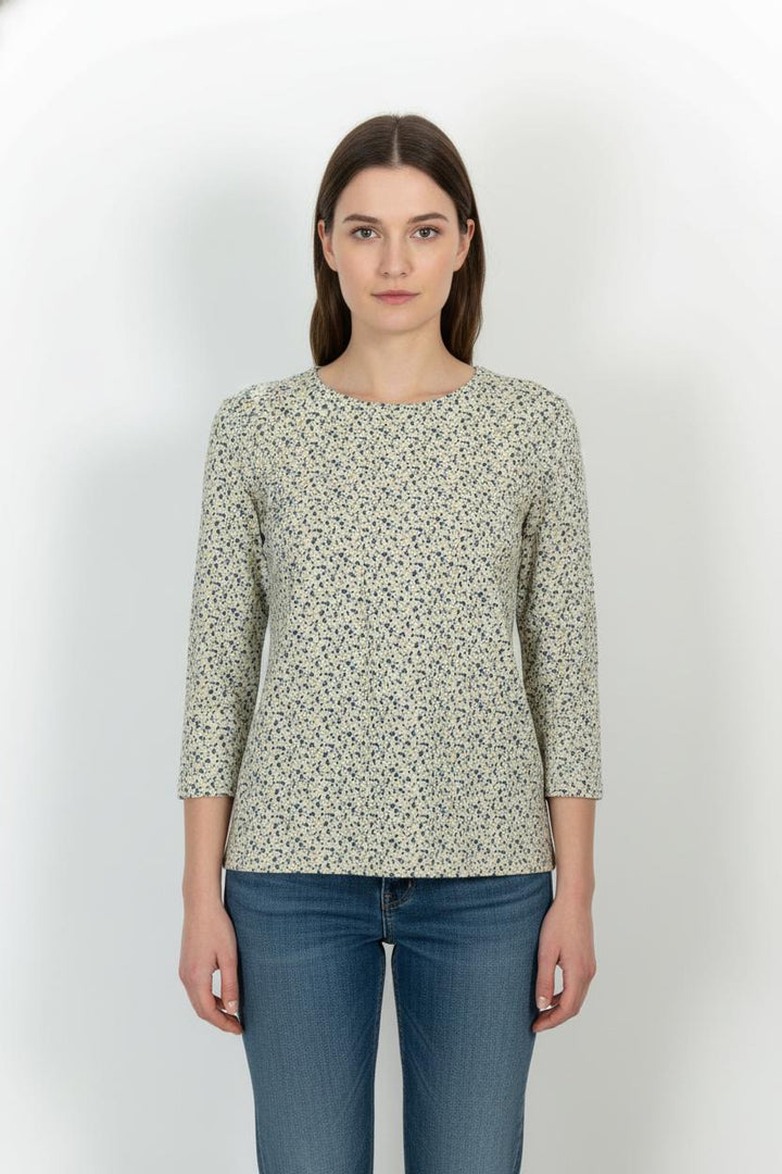 Blouse Écrue et Bleue - Taille S/36 de la marque A.P.C. | PARAD57681 - Vendu par Paradigme - Image 1
