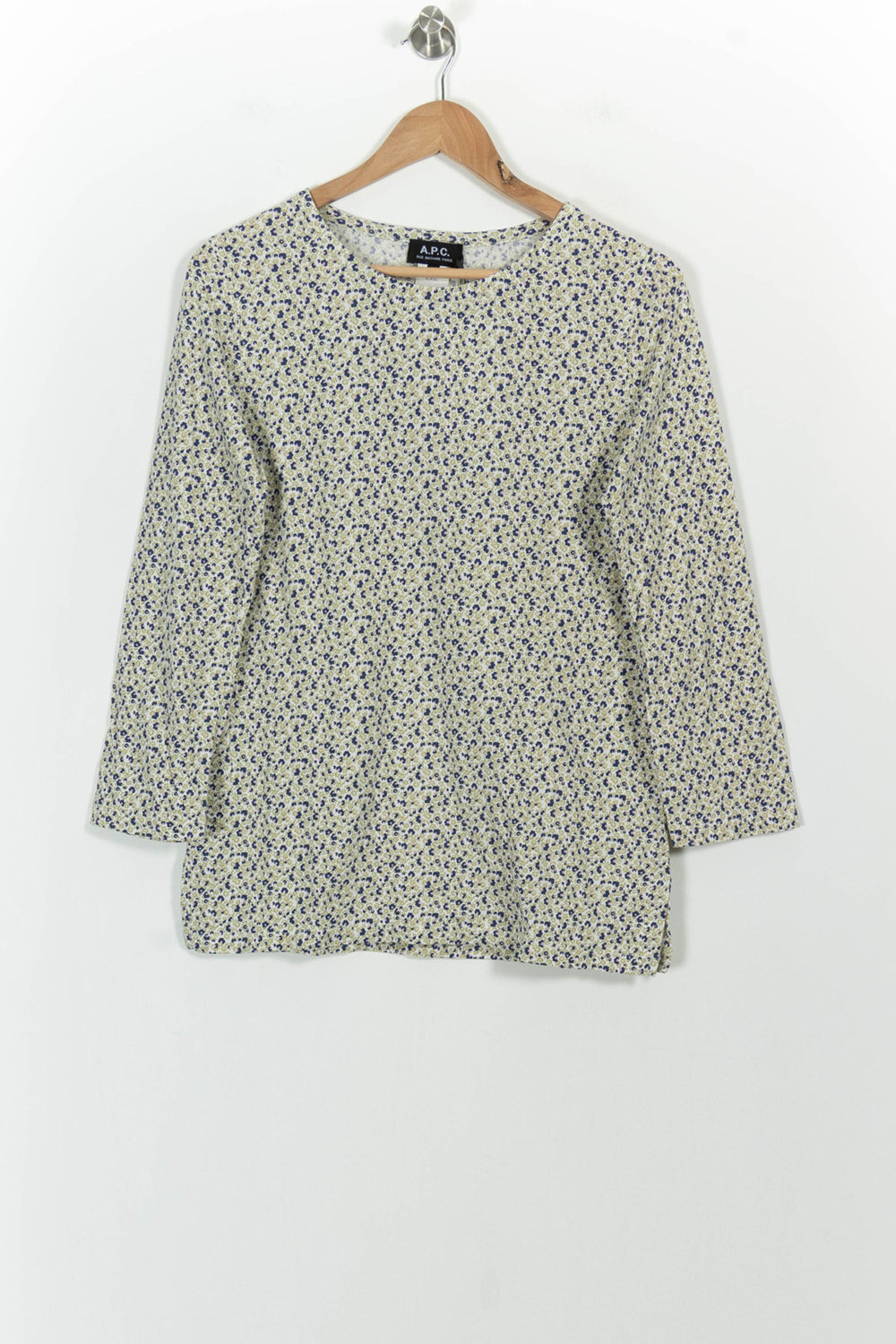 Blouse Écrue et Bleue - Taille S/36 de la marque A.P.C. | PARAD57681 - Vendu par Paradigme - Image 2