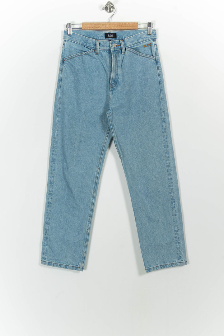 Jean Droit Bleu - Taille S/36 de la marque A.P.C. | PARAD57687 - Vendu par Paradigme - Image 2