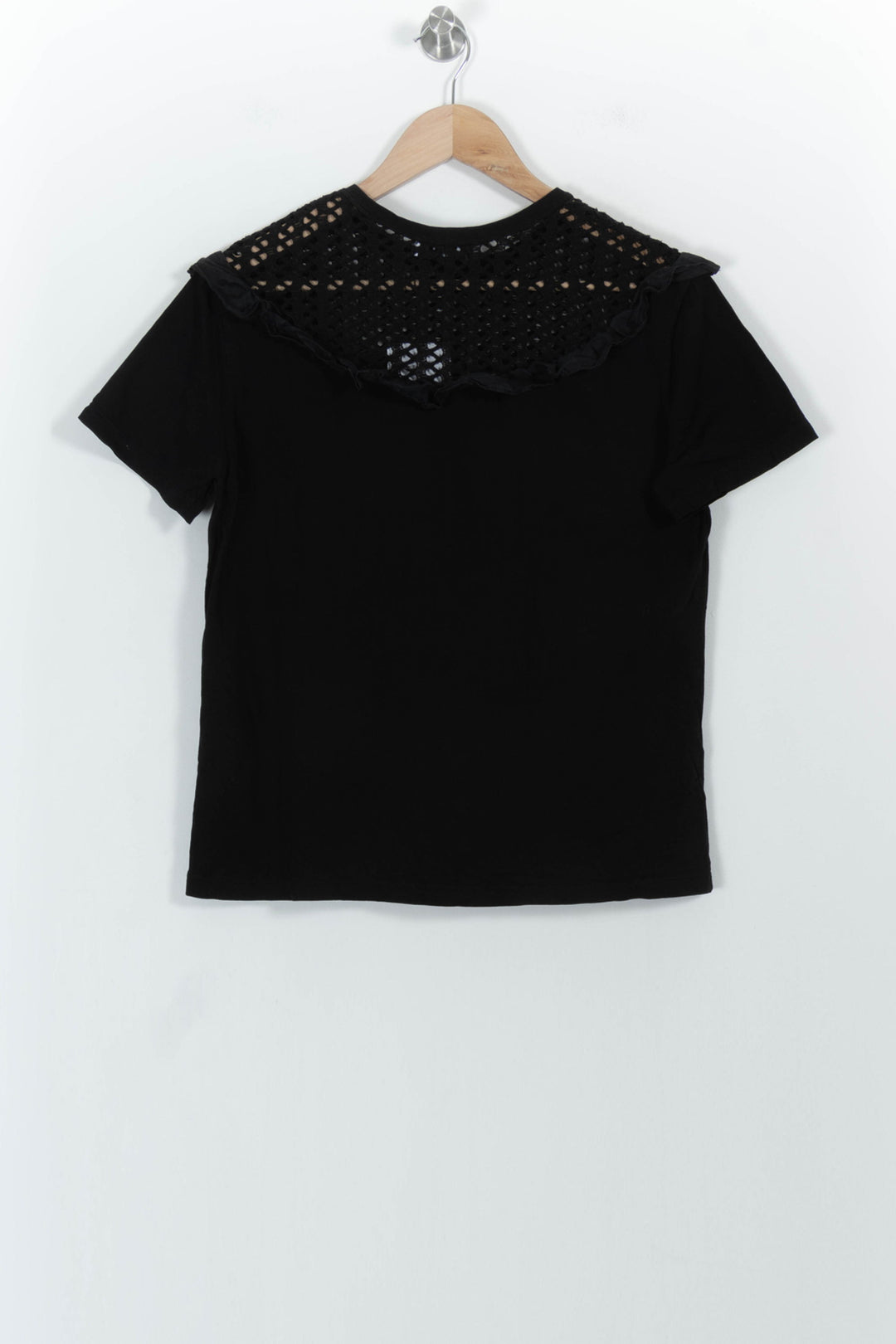T-shirt Noir - Taille S/36 de la marque Sandro | PARAD57692 - Vendu par Paradigme - Image 4