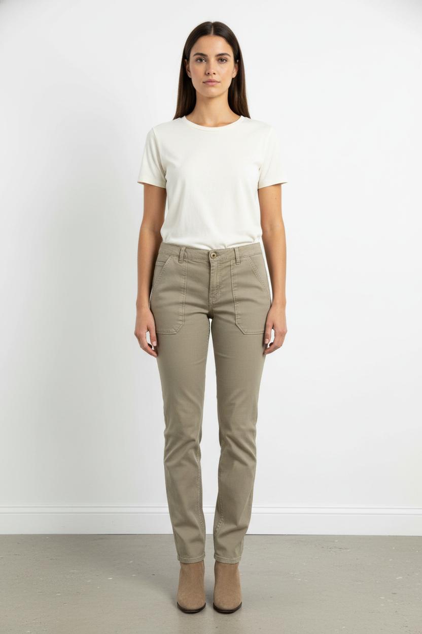 Pantalon Kaki - Taille S/36 de la marque ba&sh | PARAD57698 - Vendu par Paradigme - Image 1
