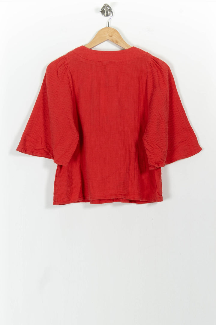 Blouse Rouge - Taille XS/34 de la marque Des petits hauts | PARAD57700 - Vendu par Paradigme - Image 4