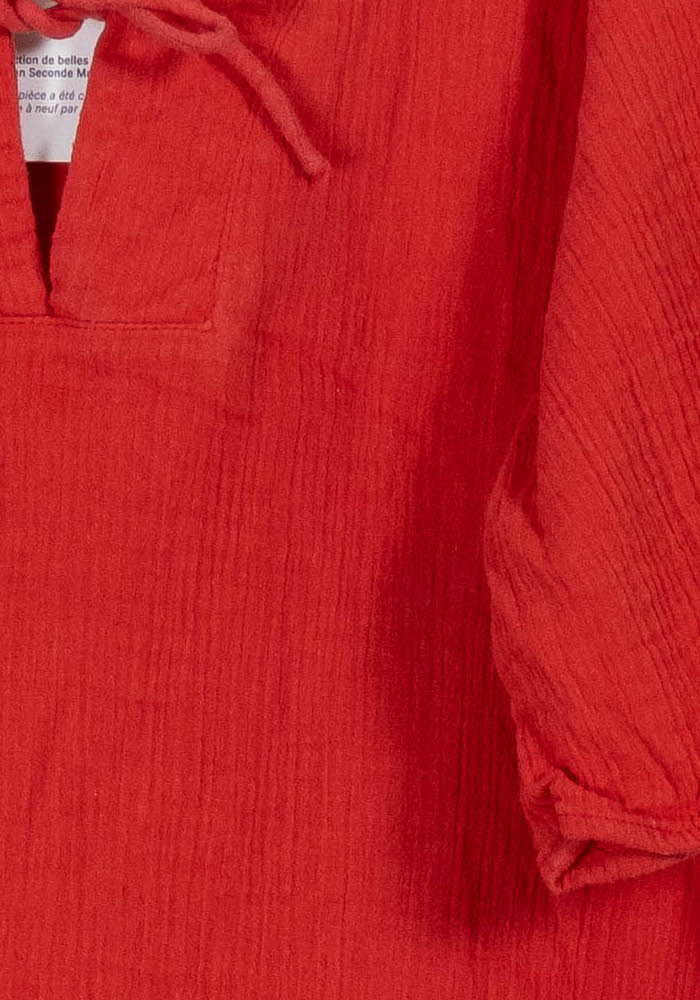 Blouse Rouge - Taille XS/34 de la marque Des petits hauts | PARAD57700 - Vendu par Paradigme - Image 3